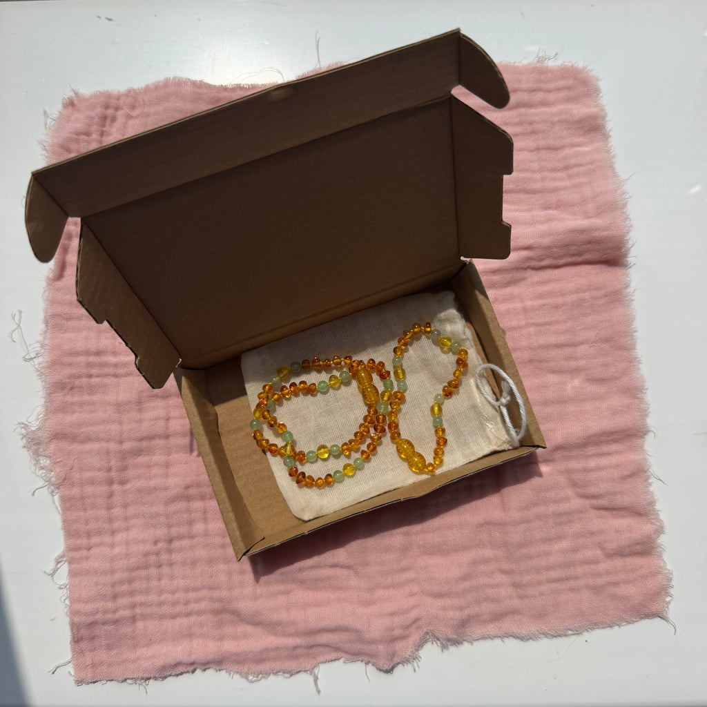 Baltic Amber Baby Set Blue