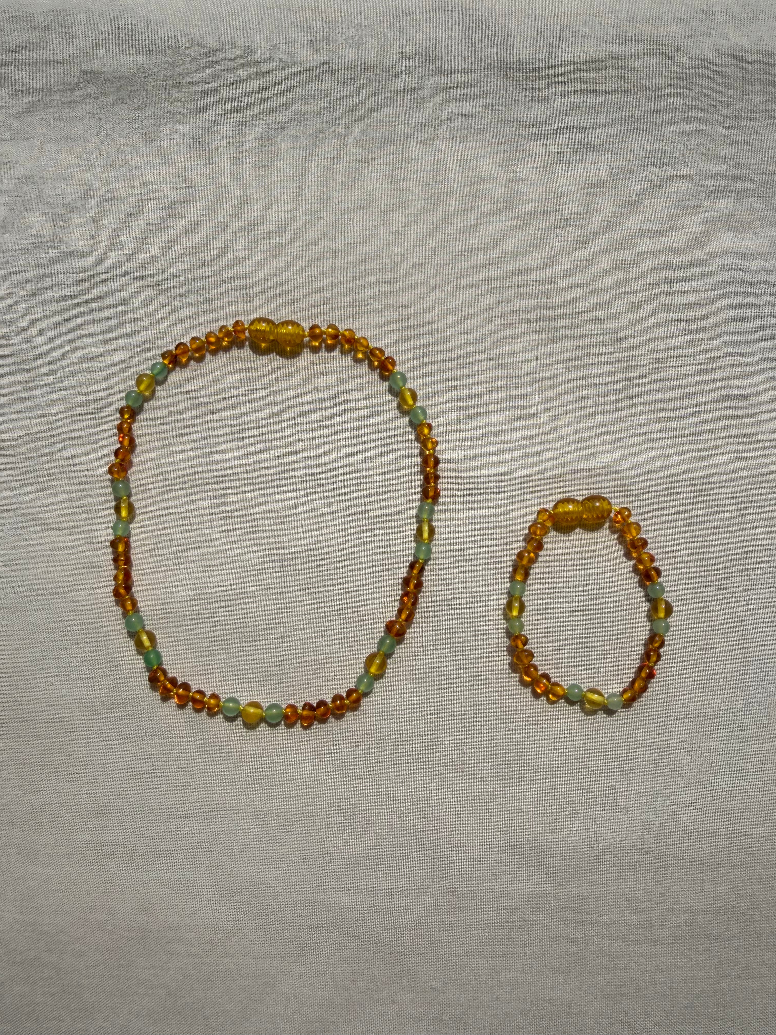 Baltic Amber Baby Set Blue