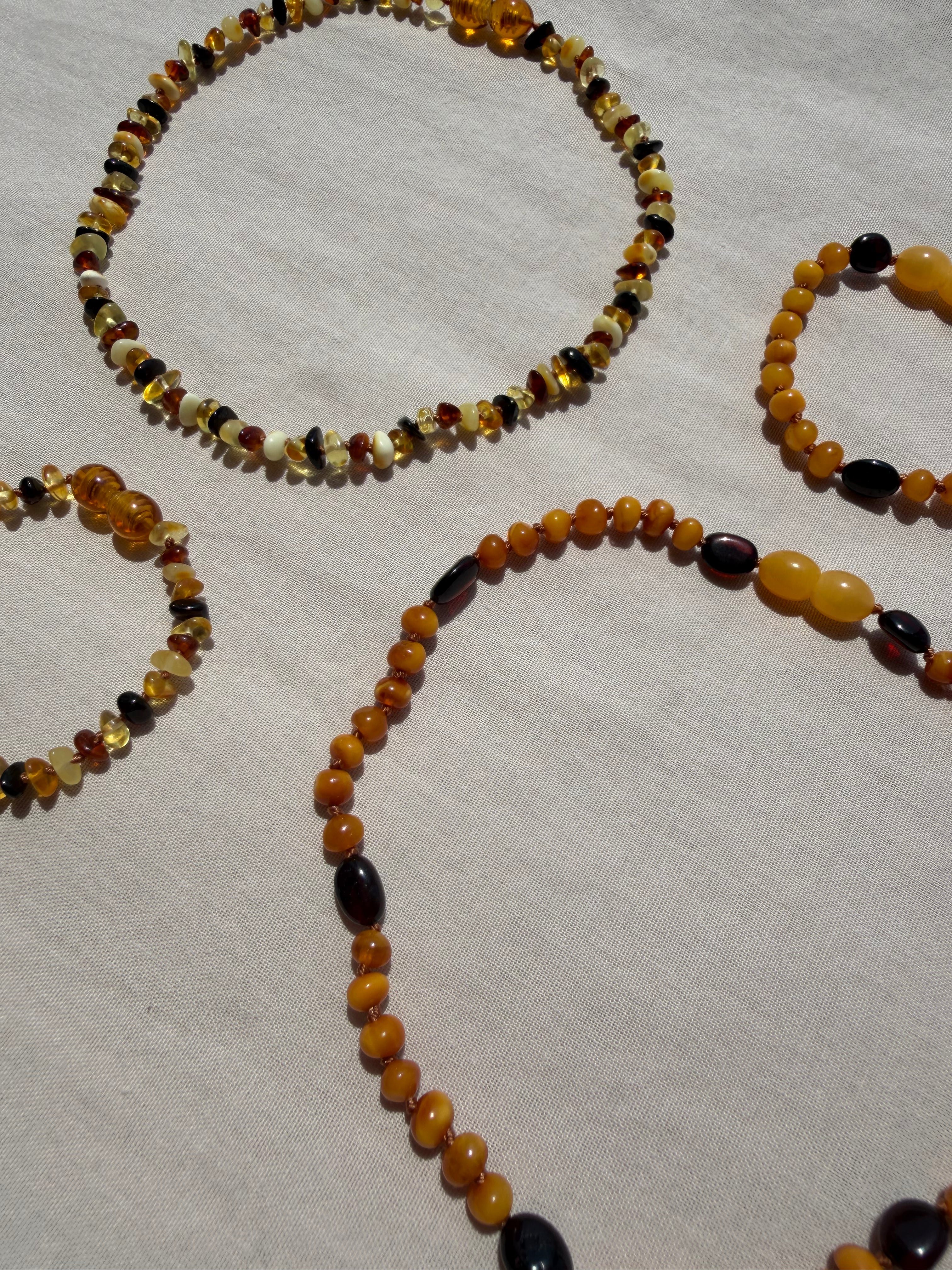 Baltic Amber Baby Teething Set