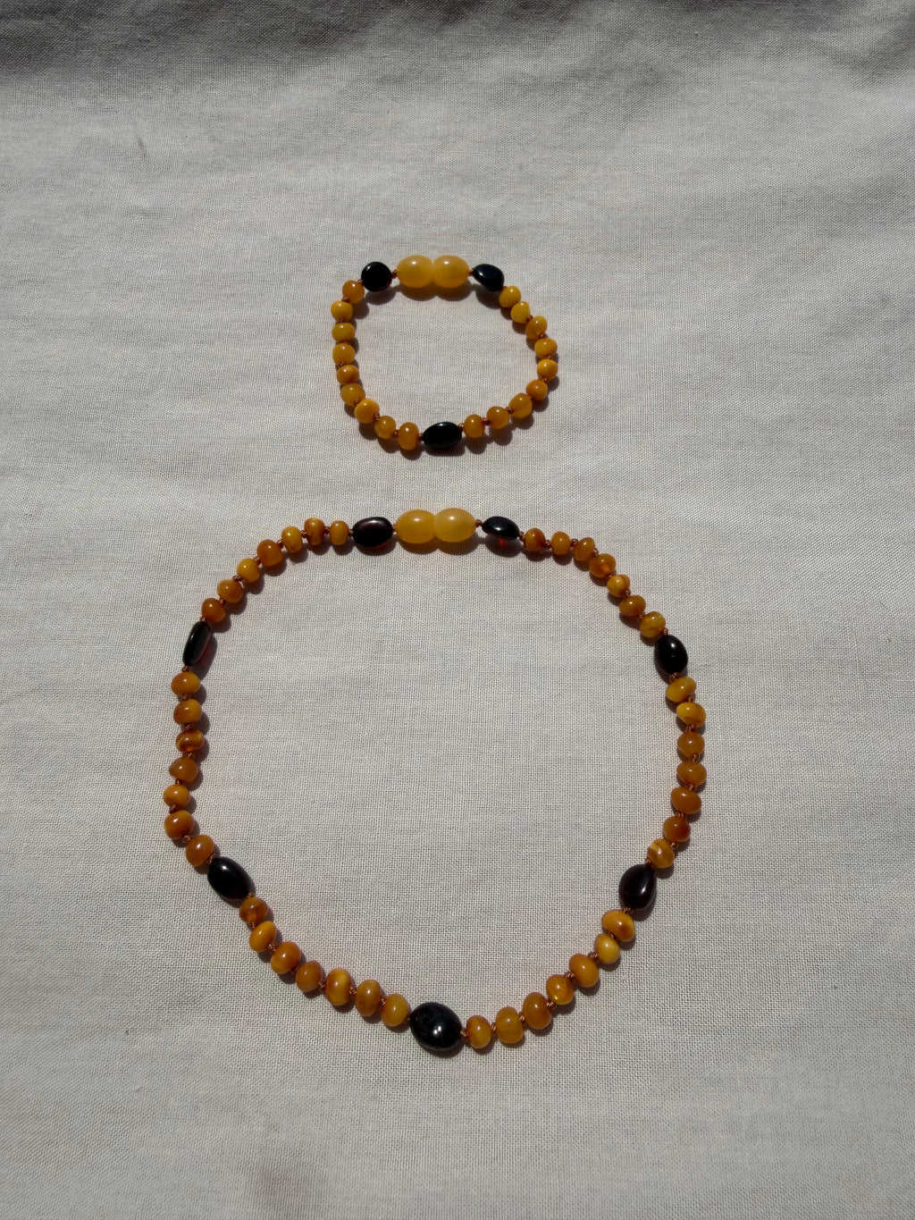 Baltic Amber Baby Teething Set