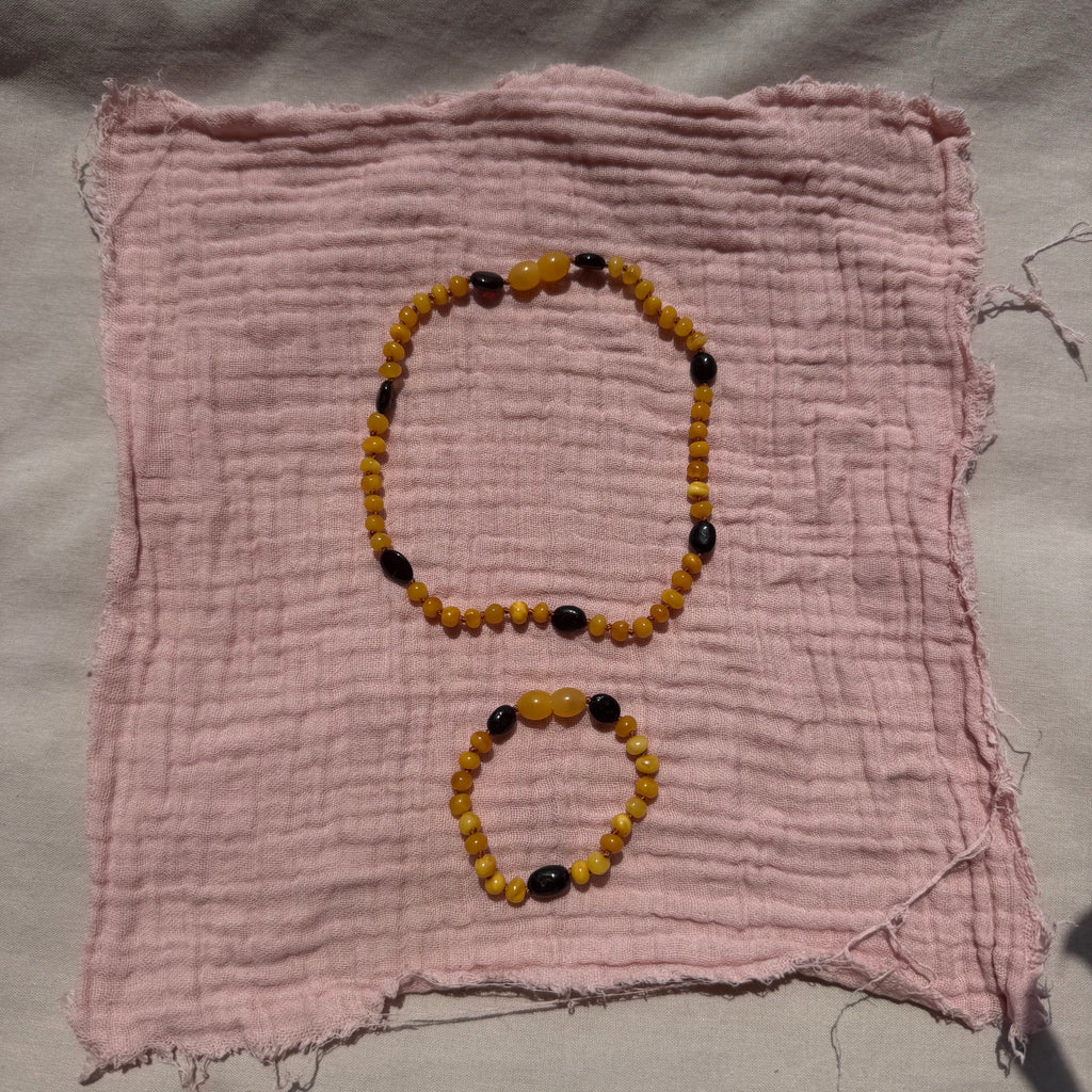 Baltic Amber Baby Teething Set
