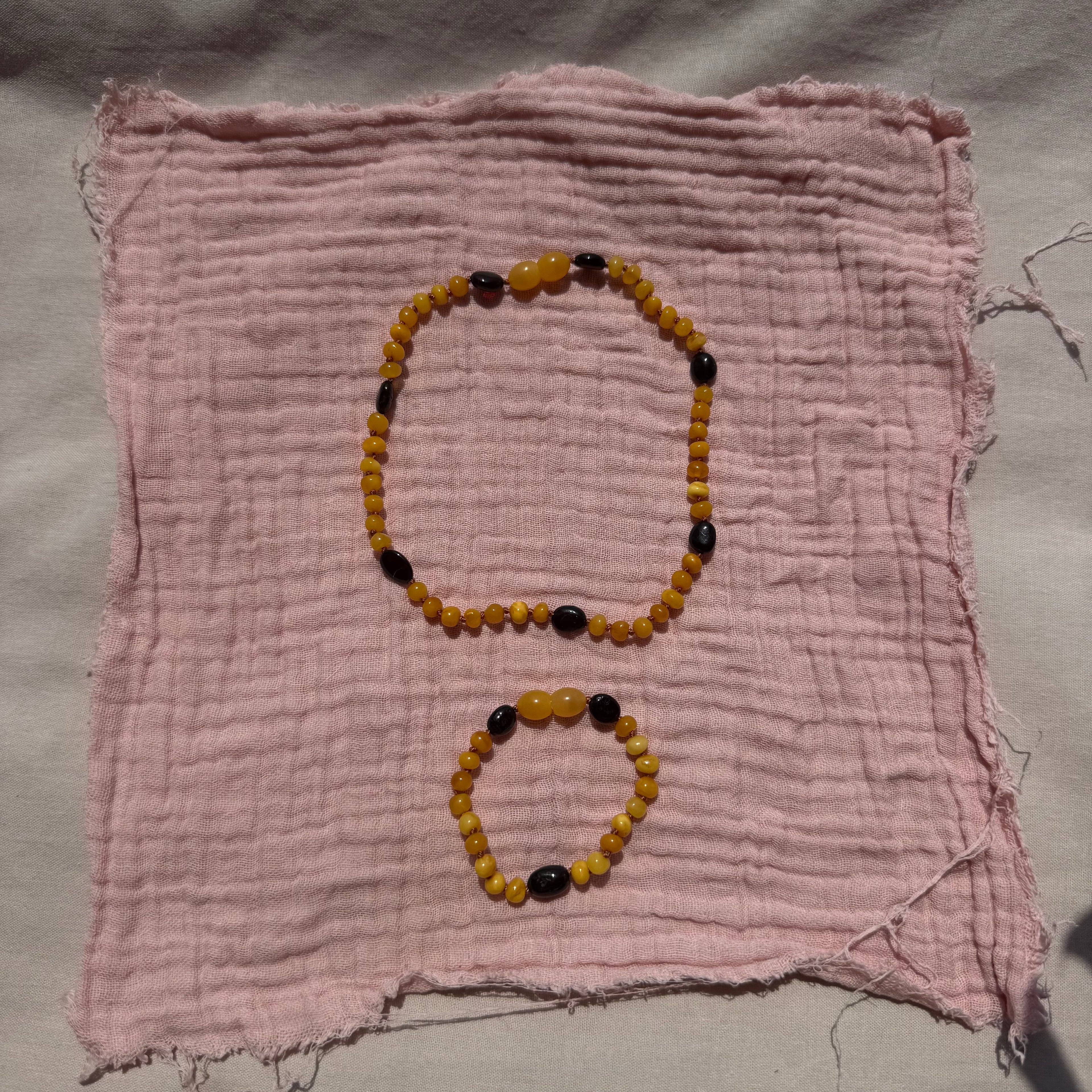 Baltic Amber Baby Teething Set